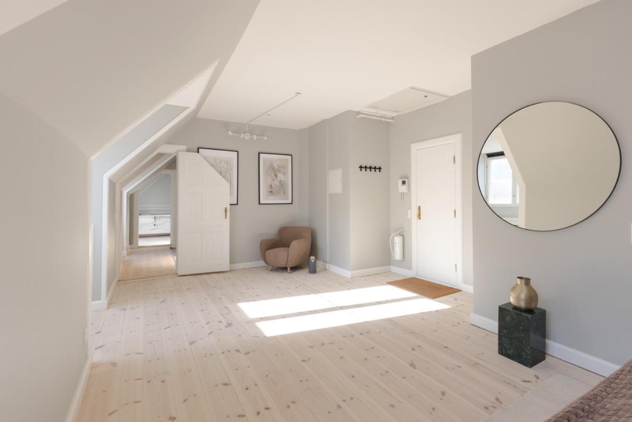 Luxury Apartment W Privat Rooftop Terrace - Cph C โคเปนเฮเกน ภายนอก รูปภาพ